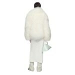 THE ATTICO WHITE SHORT COAT