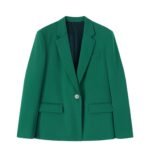 THE ATTICO BIANCA EMERALD BLAZER