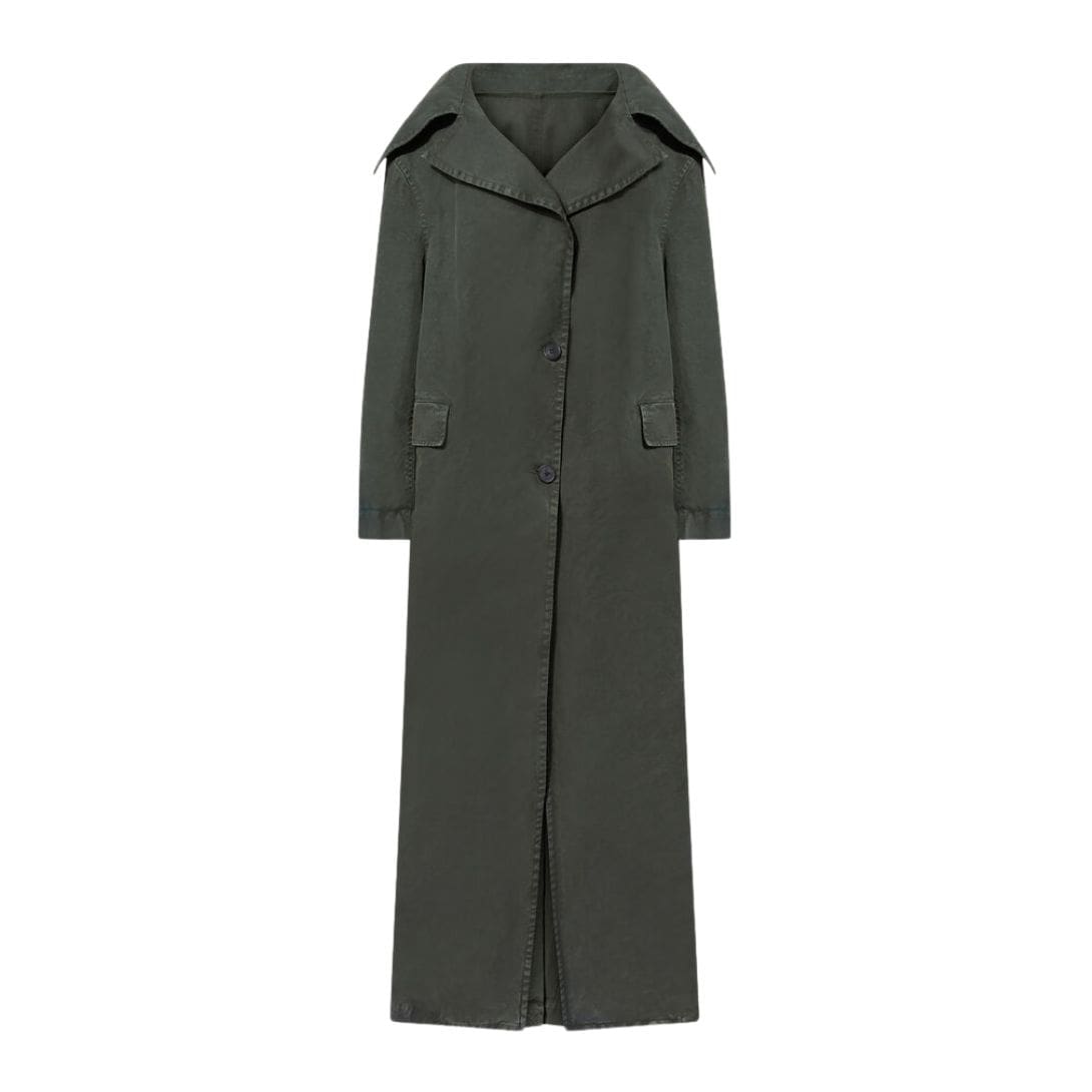 THE ATTICO IVY GREEN LONG COAT