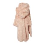 THE ATTICO POWDER LONG FUR COAT