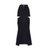 THE ATTICO BLACK MIDI SKIRT