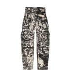 THE ATTICO FERN BLACK WHITE AND SOFT PINK LONG PANTS