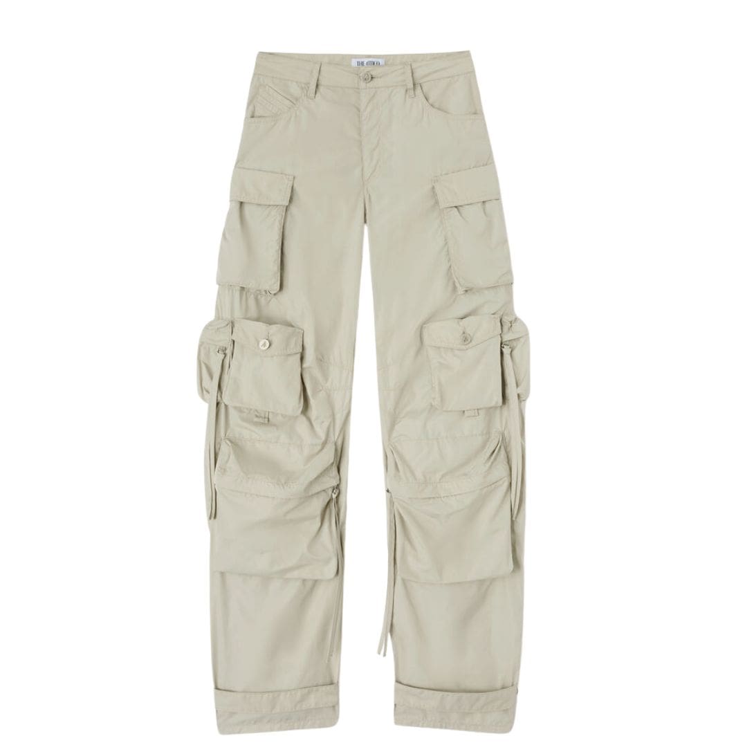 THE ATTICO FERN IVORY LONG PANTS