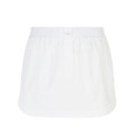 THE ATTICO ROONEY WHITE MINI SKIRT