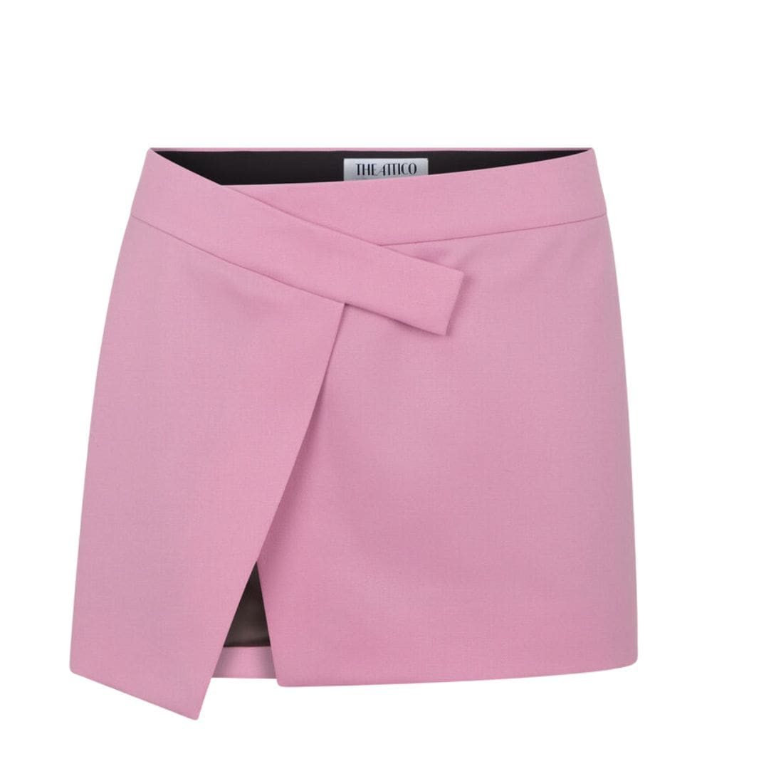 THE ATTICO CLOE ORCHID HAZE MINI SKIRT