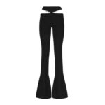 THE ATTICO REMI BLACK LONG PANTS