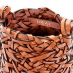 LOEWE SMALL NEST BASKET BAG IN CALFSKIN