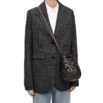 LOEWE SMALL NEST BASKET BAG IN CALFSKIN