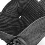 LOEWE PETAL BASKET BAG IN RAFFIA AND CALFSKIN