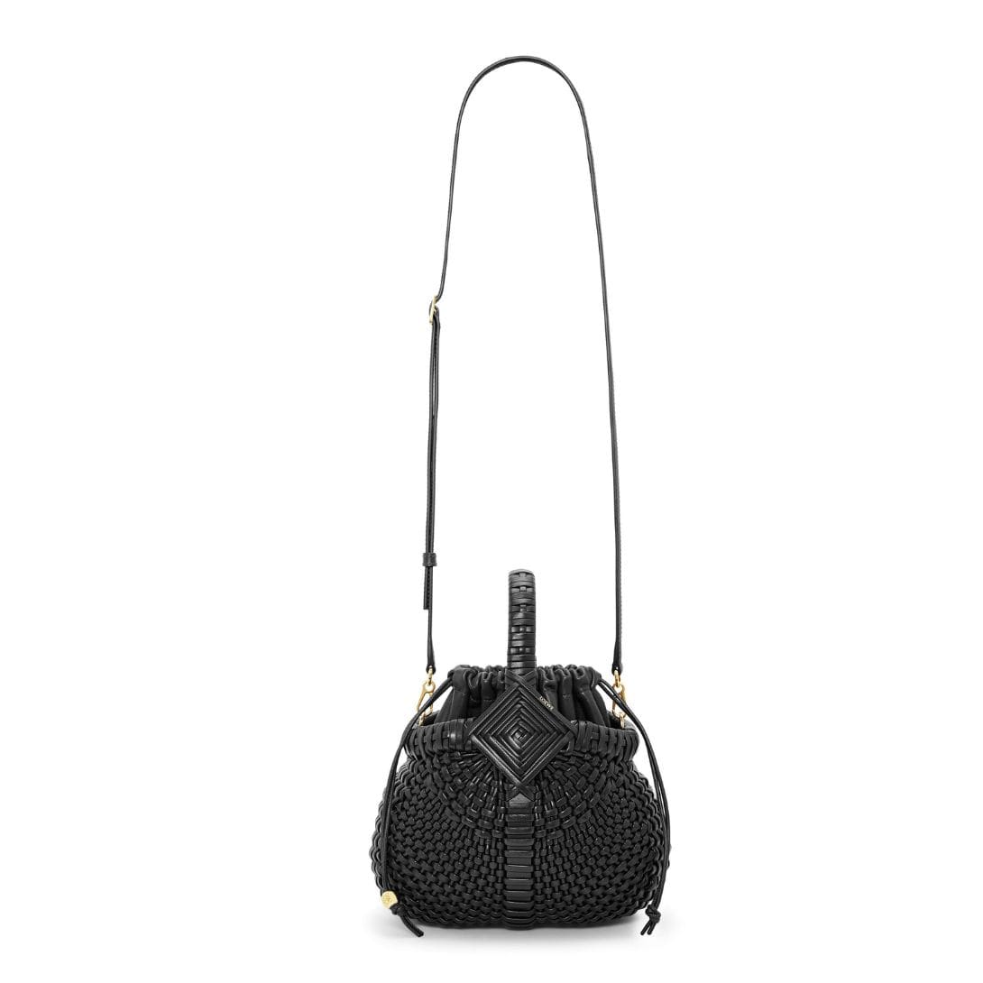 LOEWE DIAMOND ROUND BASKET MINI BAG IN CALFSKIN 1