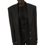 MAGDA BUTRYM CLASSIC OVERSIZED BLAZER IN BLACK