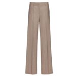 MAGDA BUTRYM CASHMERE WIDE-LEG TROUSERS IN TAUPE