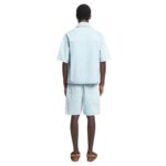 NANUSHKA NOVAN DENIM SHORTS BLUE