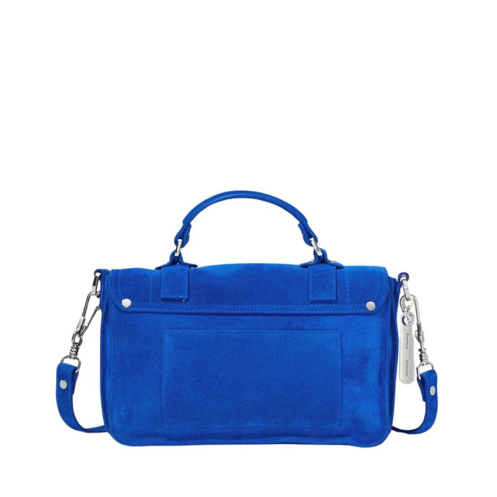 PROENZA PS1 TINY BAG IN SUEDE ELECTRIC BLUE