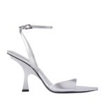 THE ATTICO ''GG'' SANDAL MISMATCHED SILVER