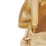 LOEWE FLAMENCO CLUTCH BAG IN METALLIC LAMBSKIN