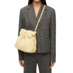 LOEWE BORSA FLAMENCO CLUTCH IN SHEARLING