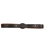 RALPH LAUREN STUDDED LEATHER BELT
