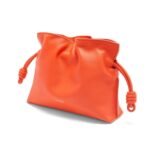 LOEWE MINI FLAMENCO CLUTCH BAG IN CALFSKIN NAPPA