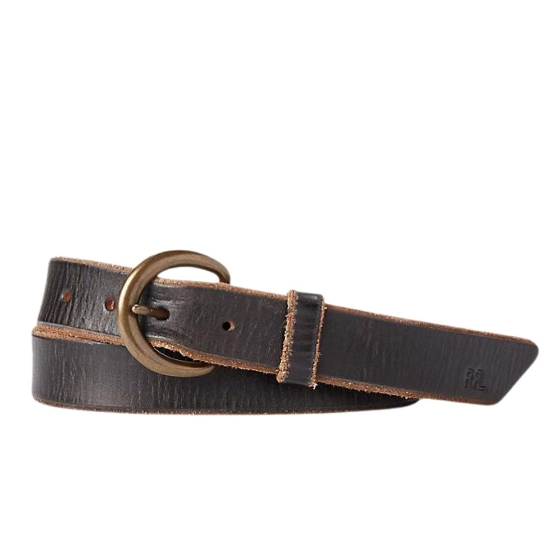 RALPH LAUREN TUMPLED LEATHER BELT