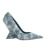 THE ATTICO ''CHEOPE'' BLUE DENIM PUMP