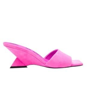 THE ATTICO ”CHEOPE” FLUO FUCHSIA MULE