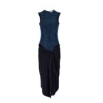 THE ATTICO BLACK MINI DRESS