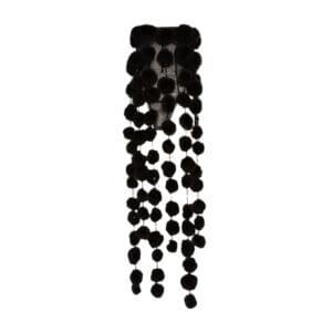 THE ATTICO BLACK MIDI DRESS