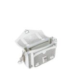 PROENZA PS1 TINY BAG IN PERFORATED LEATHER OPTIC WHITE