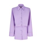 THE ATTICO ''MARGOT'' LAVENDER MINI DRESS