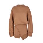 THE ATTICO ''IVORY'' CAMEL MINI DRESS