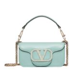 VALENTINO GARAVANI LOCÒ SMALL SHOULDER BAG WITH JEWEL LOGO