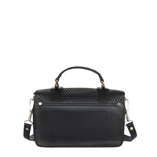 PROENZA PS1 TINY BAG IN PERFORATED LEATHER BLACK