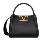 VALENTINO GARAVANI ALLTIME MEDIUM HANDBAG IN GRAINY CALFSKIN