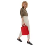 VALEXTRA BOXY TOP HANDLE MINI BAG