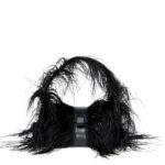 PROENZA PARK SHOULDER BAG IN NYLON WITH FEATHERS BLACK
