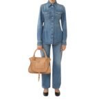 CHLOE MARCIE DOUBLE CARRY BAG LIGHT TAN