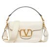 VALENTINO GARAVANI ALLTIME GRAINY CALFSKIN SHOULDER BAG