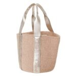 CHLOE LARGE WOODY BASKET LIGHT GOLD