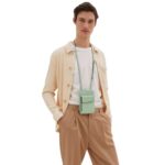 VALEXTRA CROSSBODY PHONE CASE