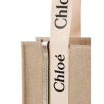 CHLOE MEDIUM WOODY TOTE BAG LIGHT GOLD