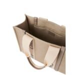 CHLOE MEDIUM WOODY TOTE BAG MUSK GREY