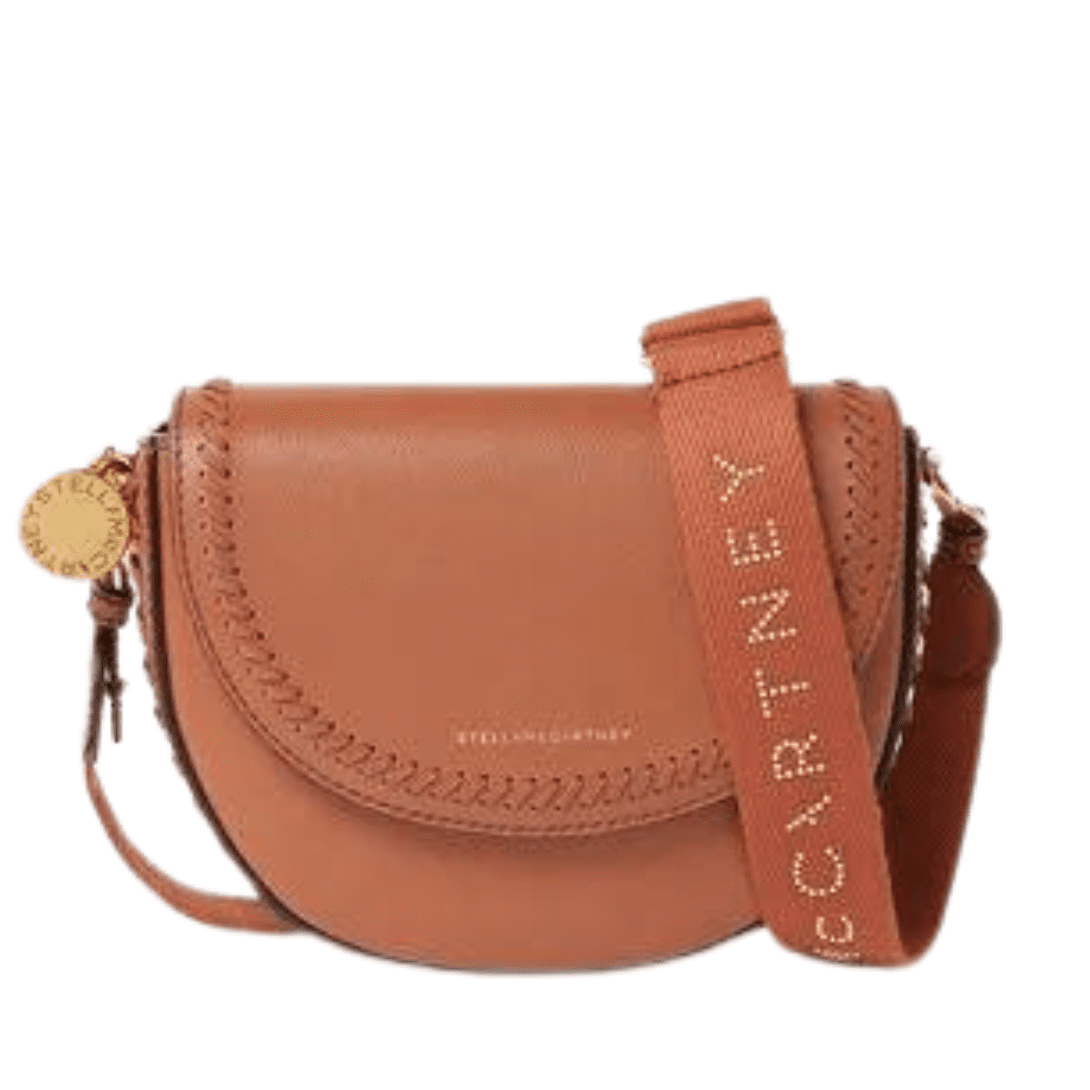 STELLA MCCARTNEY FRAYME MIRUM MEDIUM FLAP SHOULDER BAG