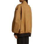 KHAITE THE FARRIS JACKET IN KHAKI