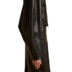KHAITE THE GRACELL JACKET IN BLACK LEATHER