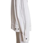 KHAITE THE GRIZZO JACKET IN WHITE