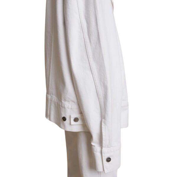 KHAITE THE GRIZZO JACKET IN WHITE