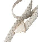 PARADA NAPPA LEATHER BELT IN WHITE