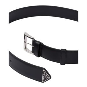 PARADA LEATHER BELT IN BLACK