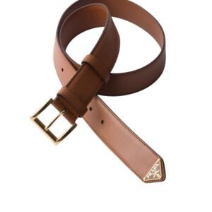 PARADA LEATHER BELT IN GOLDEN BROWN
